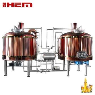 Equipamento de cervejaria de cobre 2000L